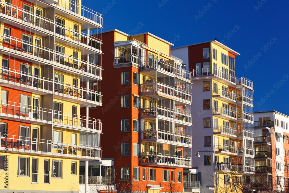 Modern apartment in the city Vasteras, Sweden. Modern apartment in the city Vasteras, Sweden.