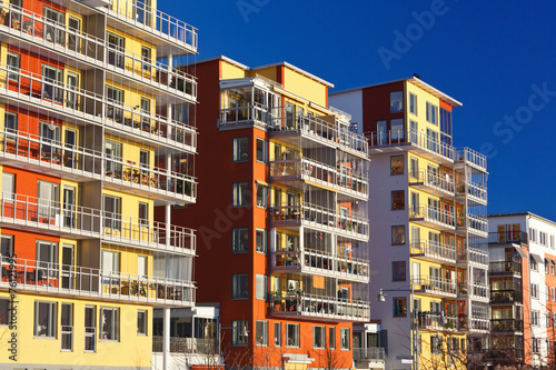 Fotografía Modern apartment in the city Vasteras, Sweden.