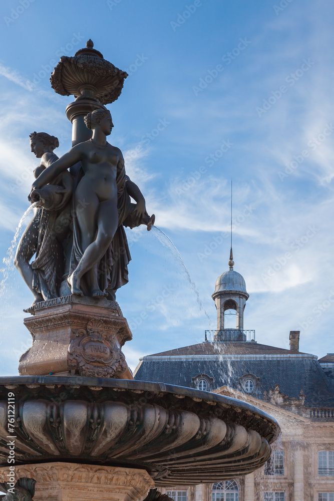 Obraz premium Bordeauxe, Place de la Bourse