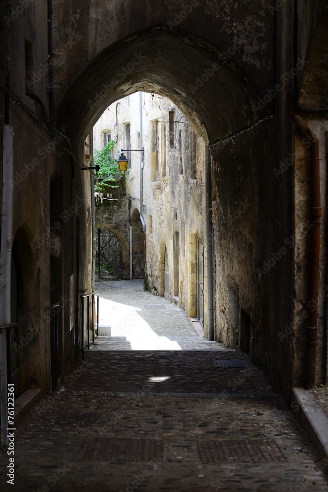 Obraz premium Altstadtgasse in Crest