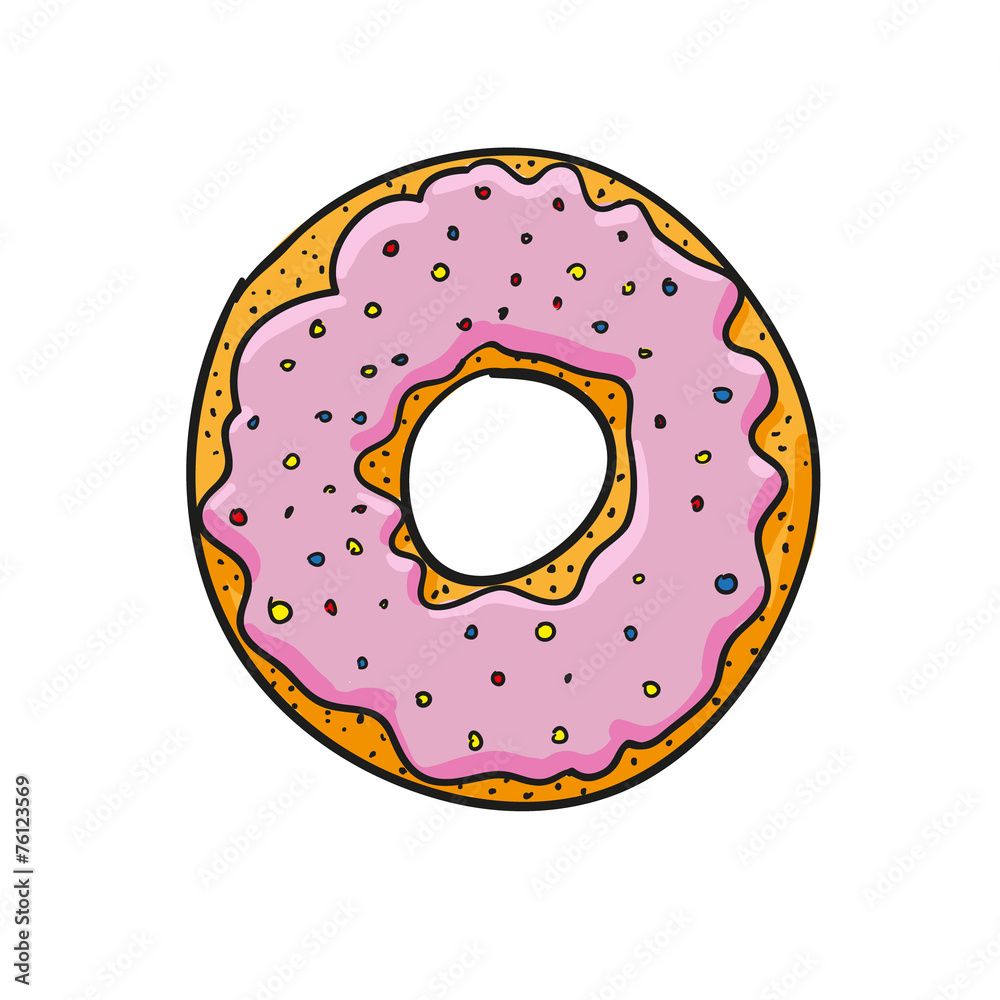 donut. vector illustration donut. vector illustration