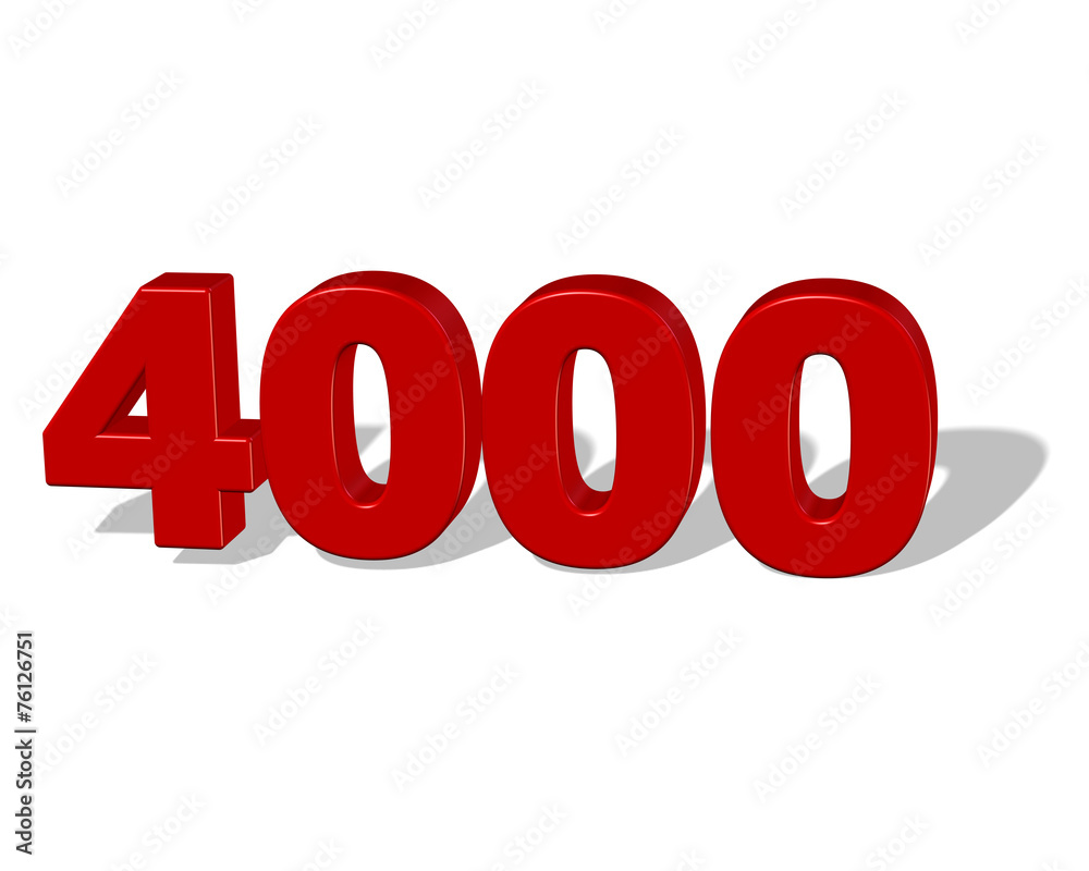 kırmızı renkli gölgeli 4000 sayısı kırmızı renkli gölgeli 4000 sayısı