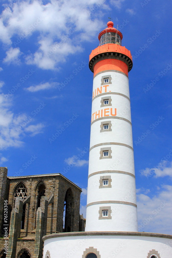 Leuchtturm Saint Mathieu, Bretagne, Frankreich