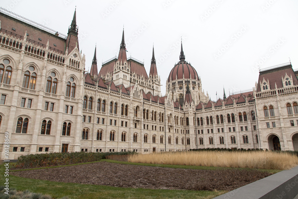 Hungarian Parliament back side