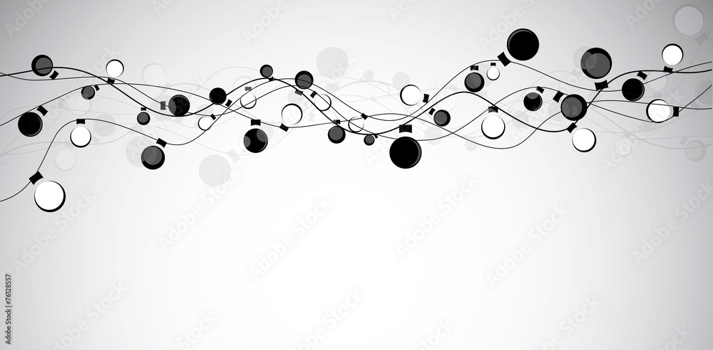 Obraz premium Absract light garland