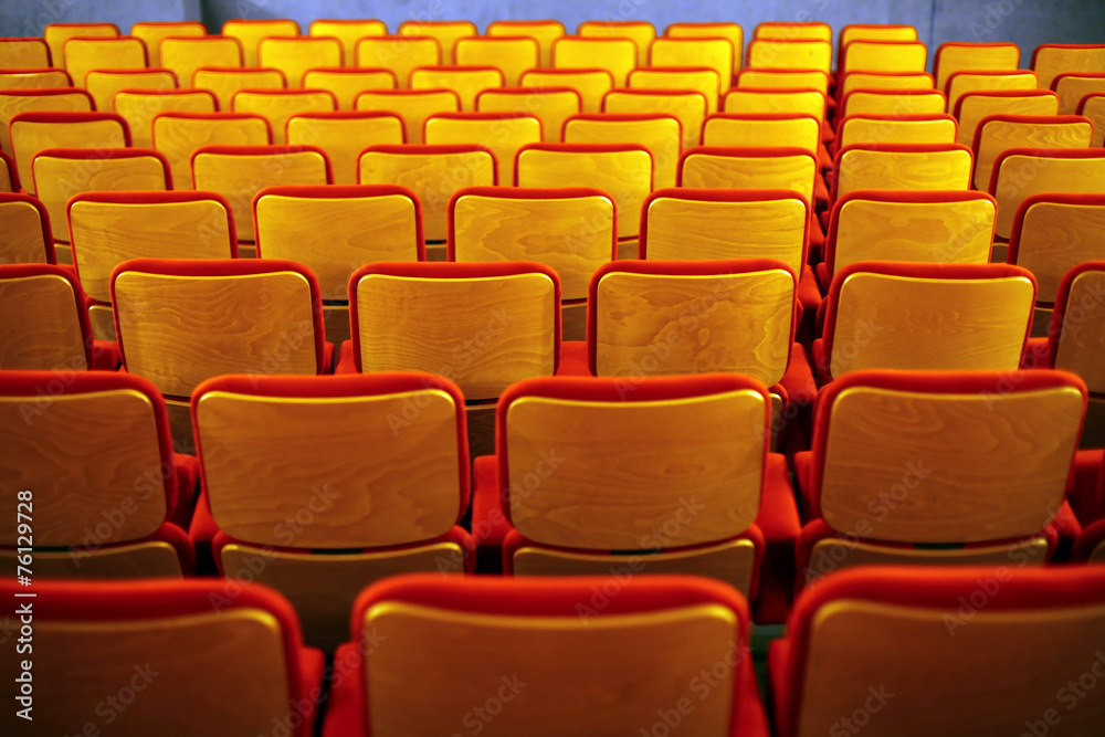 Naklejka premium Cinema seats