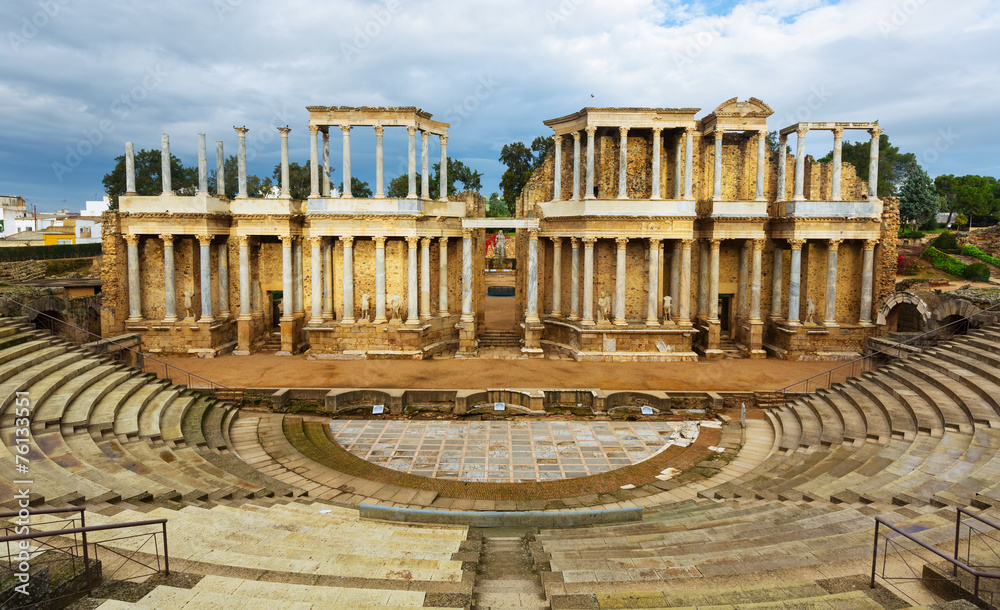 Fototapeta premium ruin of Antique Roman Theatre
