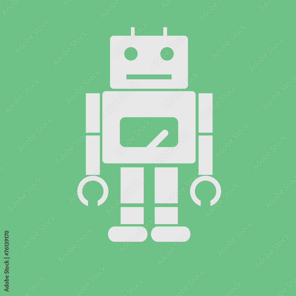 Vector of Technology Automatic Robot System Concept Vector of Technology Automatic Robot System Concept