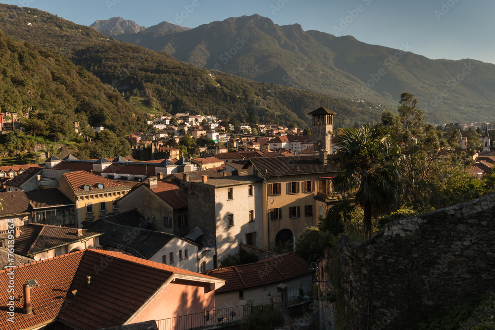 Bellinzona town in Ticino, Switzerland
