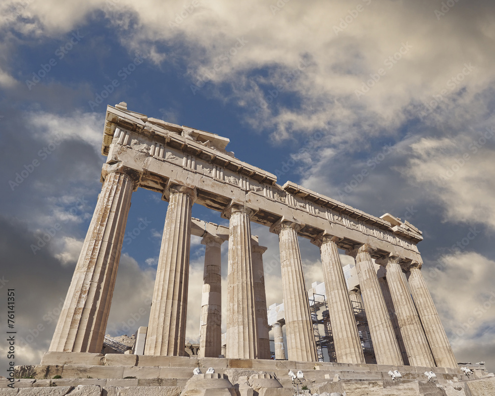 Fototapeta premium Acropolis of Athens Greece, Parthenon ancient temple