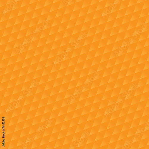 orange triangle pattern. Vector background. Geometric abstract t
