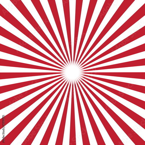 red burst background. Vector illustration