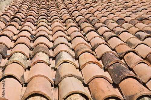 Tile roof. photo