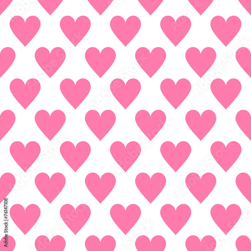 Heart seamless pattern polka dot