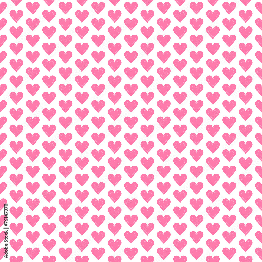 Heart seamless pattern polka dot