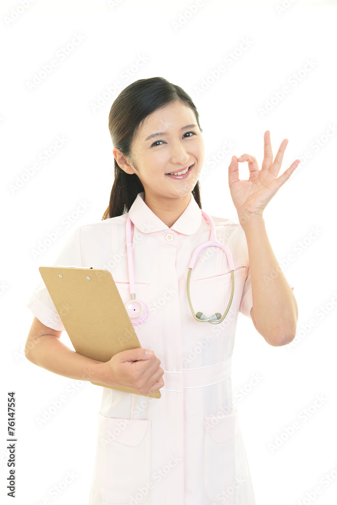 笑顔の看護師 笑顔の看護師