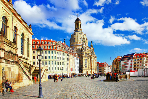 elegat Dresden, square in old town
