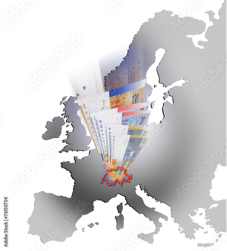 Schweizer Franken in Europa