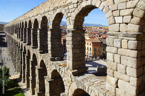 The Aqueduct of Segovia.