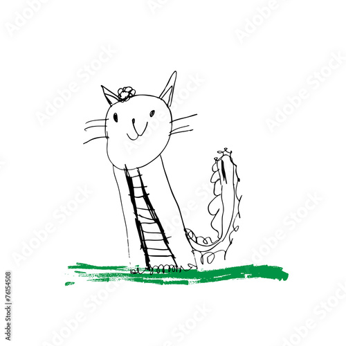 Children's illustration of the animal