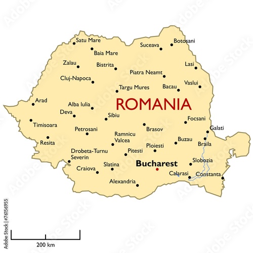 Romania map