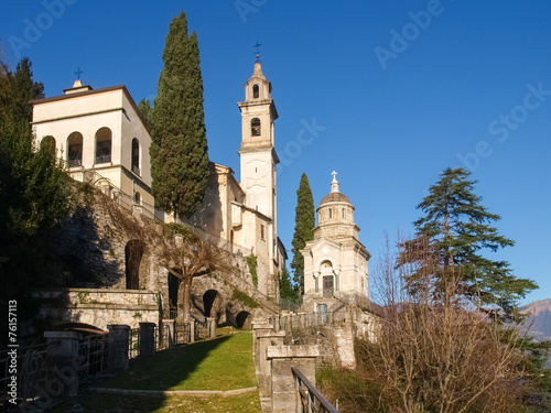 Moltrasio, view of the church