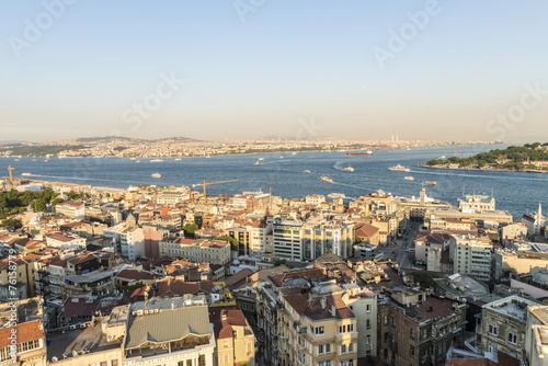 Fototapeta Naklejka Na Ścianę i Meble -  evening panorama of Istanbul
