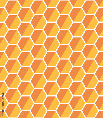 A seamless hexagonal style vector background