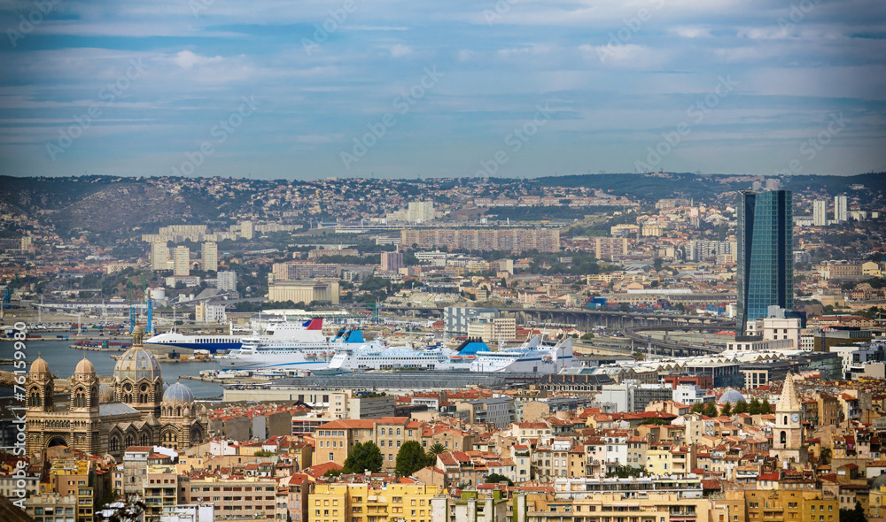Marseille City and its Harbor
