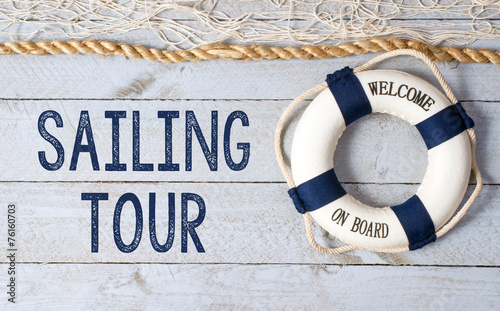 Fototapeta Sailing Tour - Welcome on Board