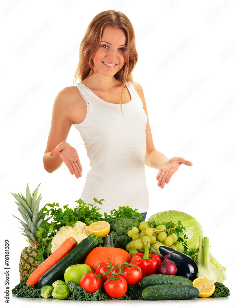 Balanced diet based on raw organic vegetables and fruits Balanced diet based on raw organic vegetables and fruits