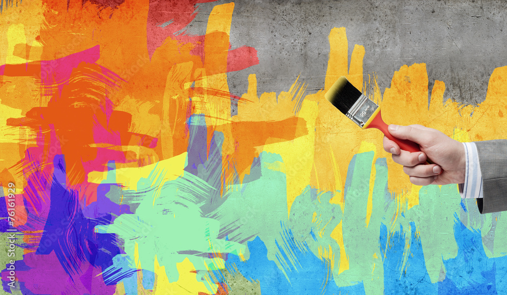 Fototapeta premium Add some color!