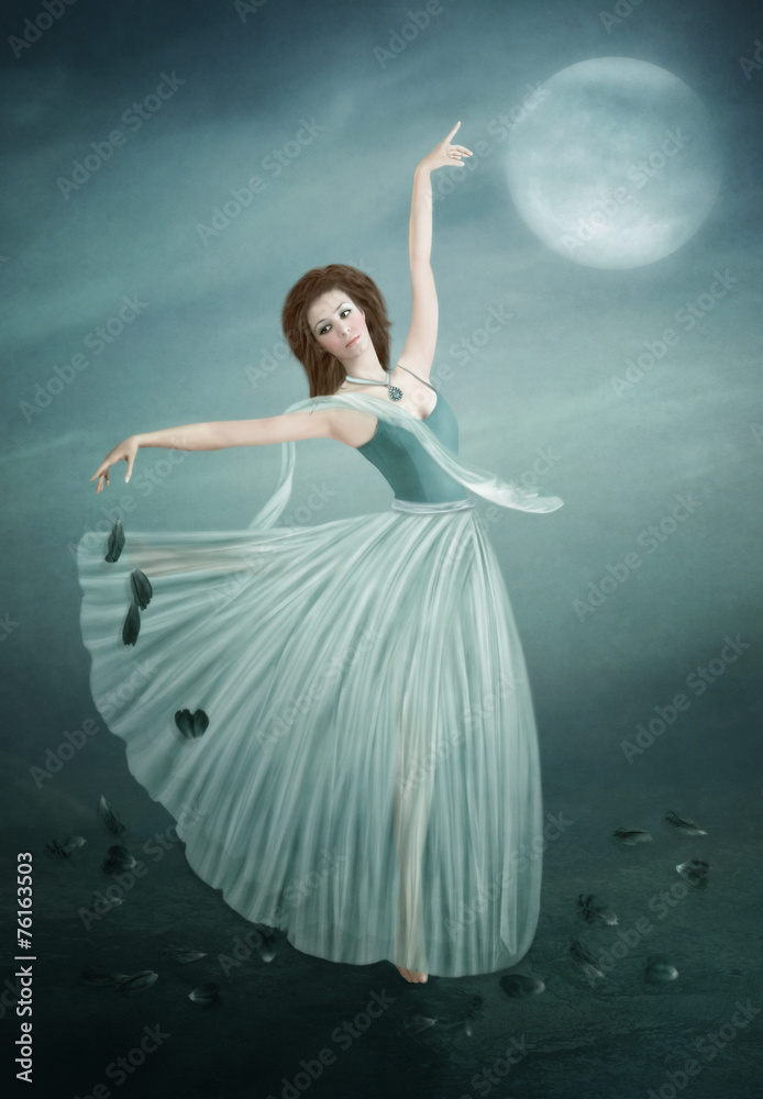 Fototapeta premium The young ballerina