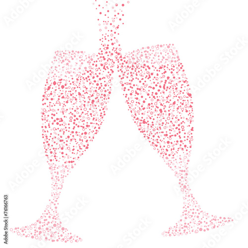 Pink Bubbly Toast