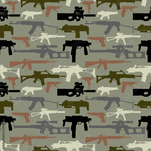 Background seamless depicting weapons