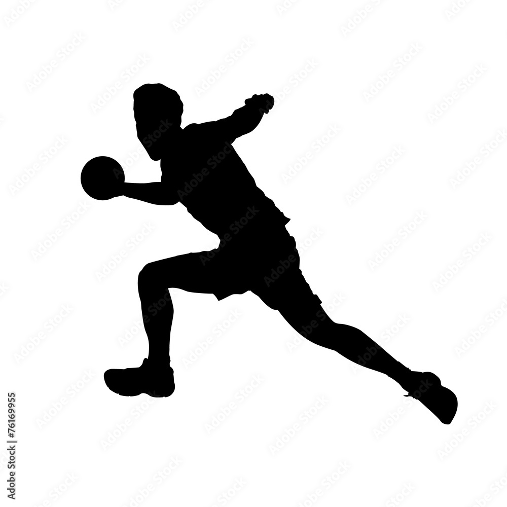 Obraz premium Handball-Torwurf