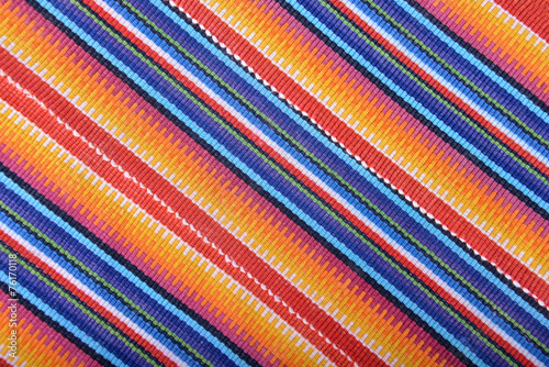 Naklejka Mexican pattern colored