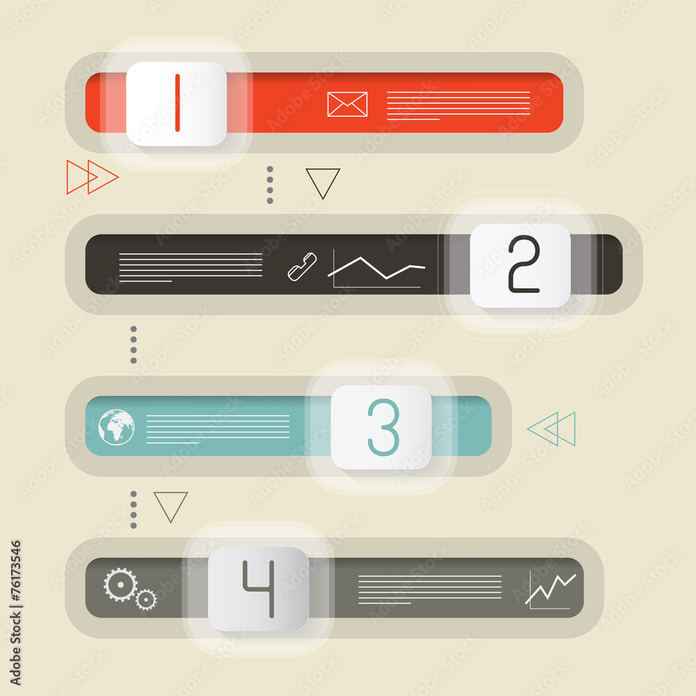 Vector Retro Infographics Design Vector Retro Infographics Design