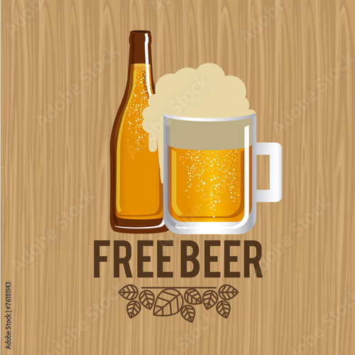 Beer design, vector illustration.