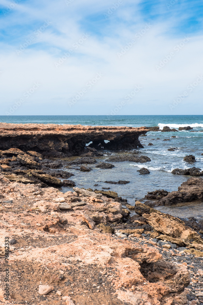 Wild Boavista Island coast in Cape Verde - Cabo Verde