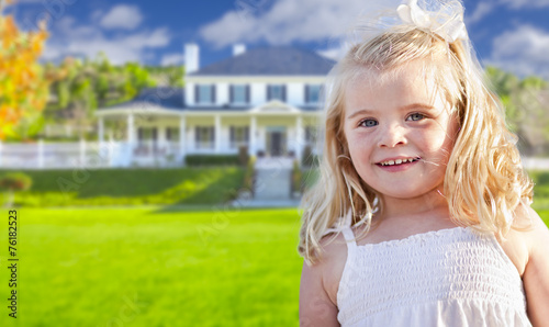 Cute Smiling Girl Playing i...