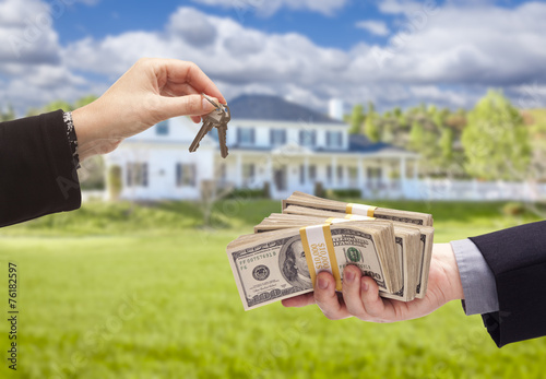 Handing Over Cash For House...