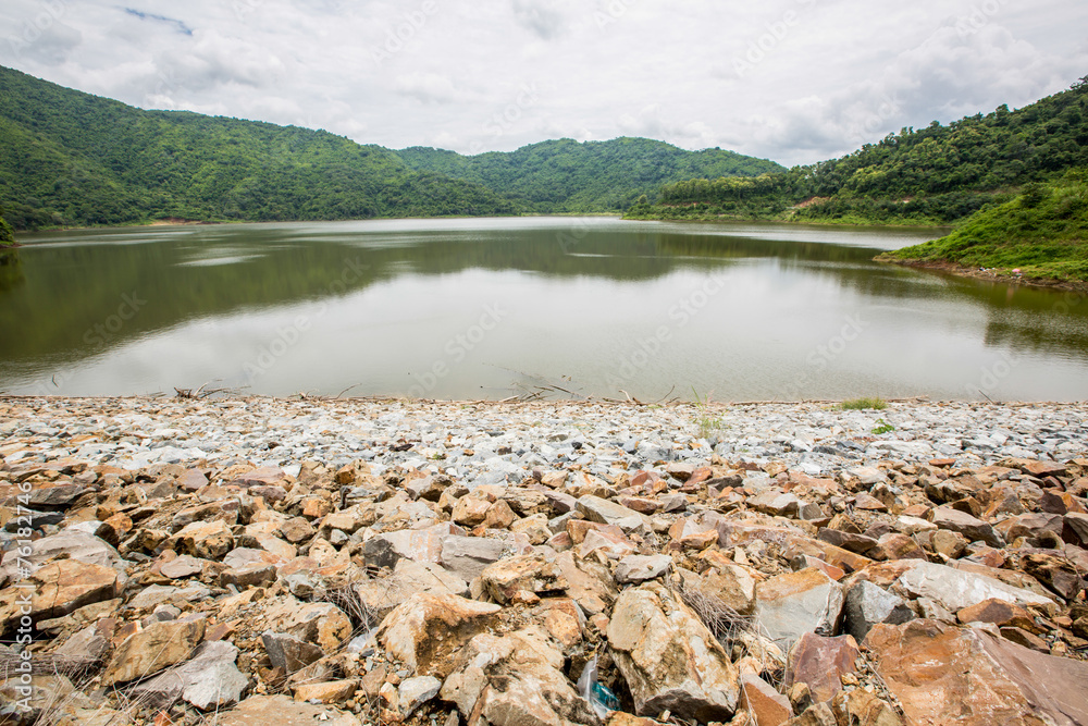 Fototapeta premium dam in thailand