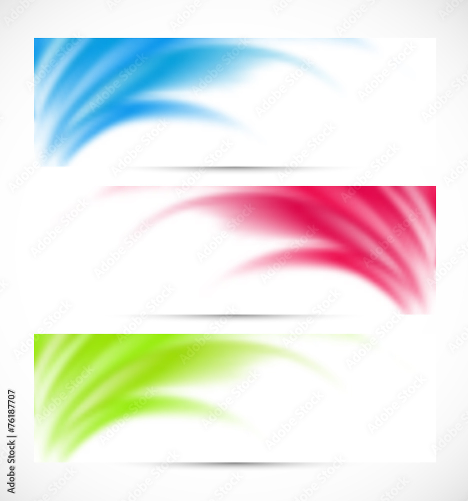 Obraz premium Set of banners