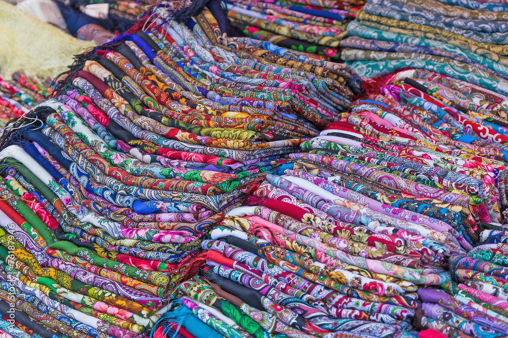 colorful shawls