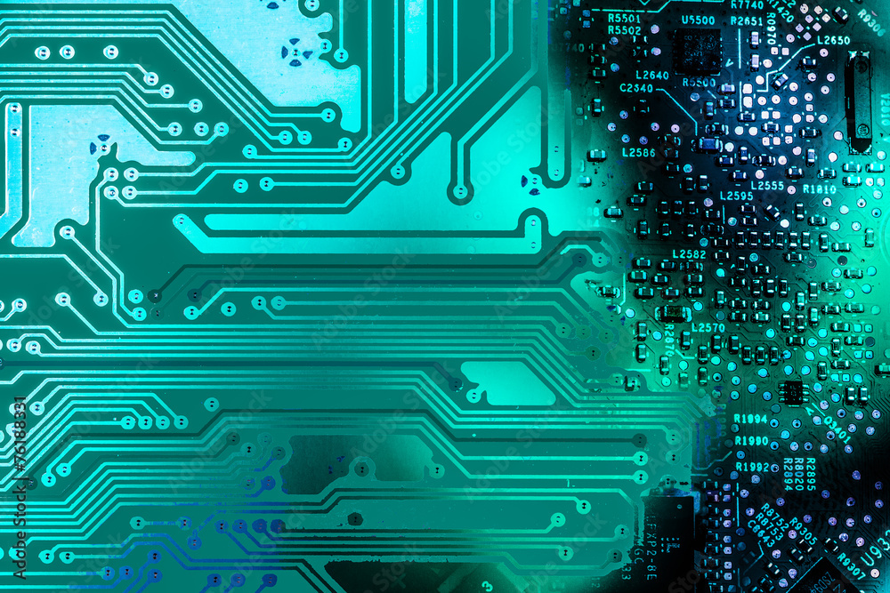 Circuits and chips Green Circuits and chips Green
