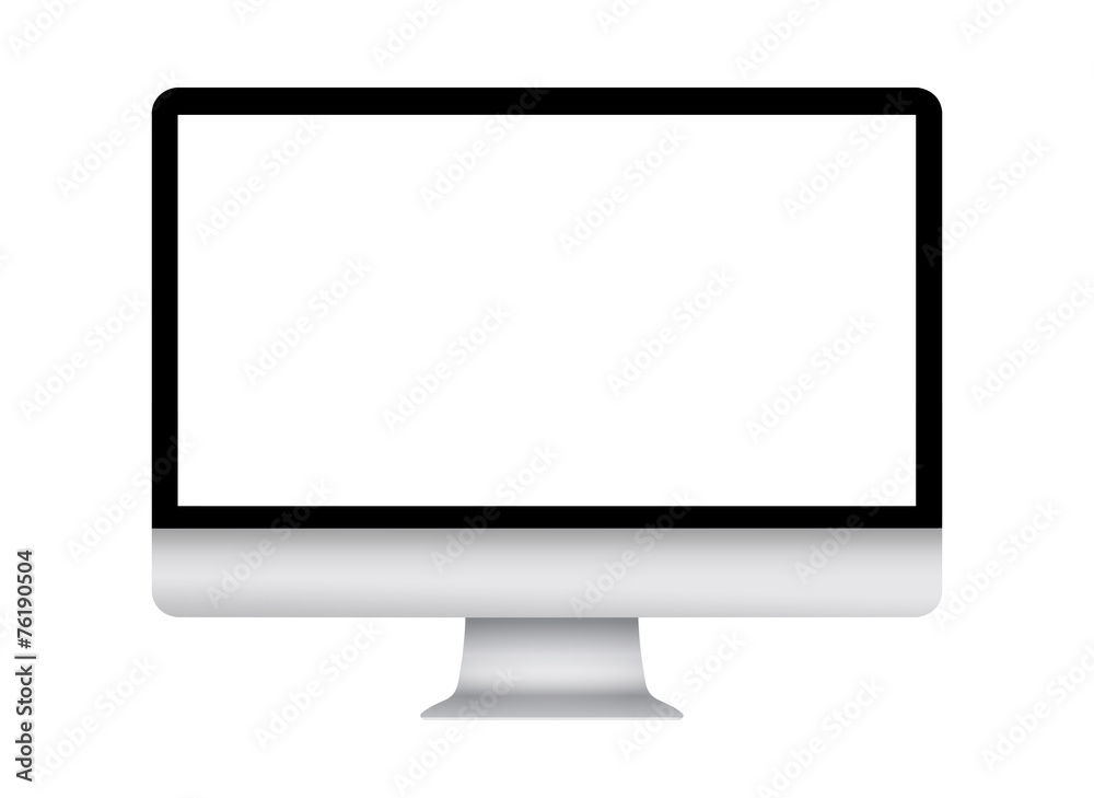 Blank computer monitor Blank computer monitor