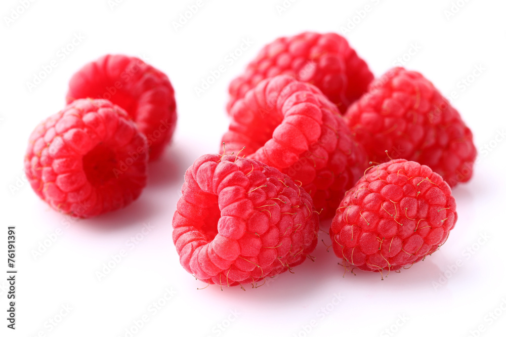 Ripe raspberry in closeup Ripe raspberry in closeup