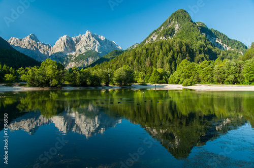Fototapeta Naklejka Na Ścianę i Meble -  Jasna lake, Kranjska gora, Slovenia