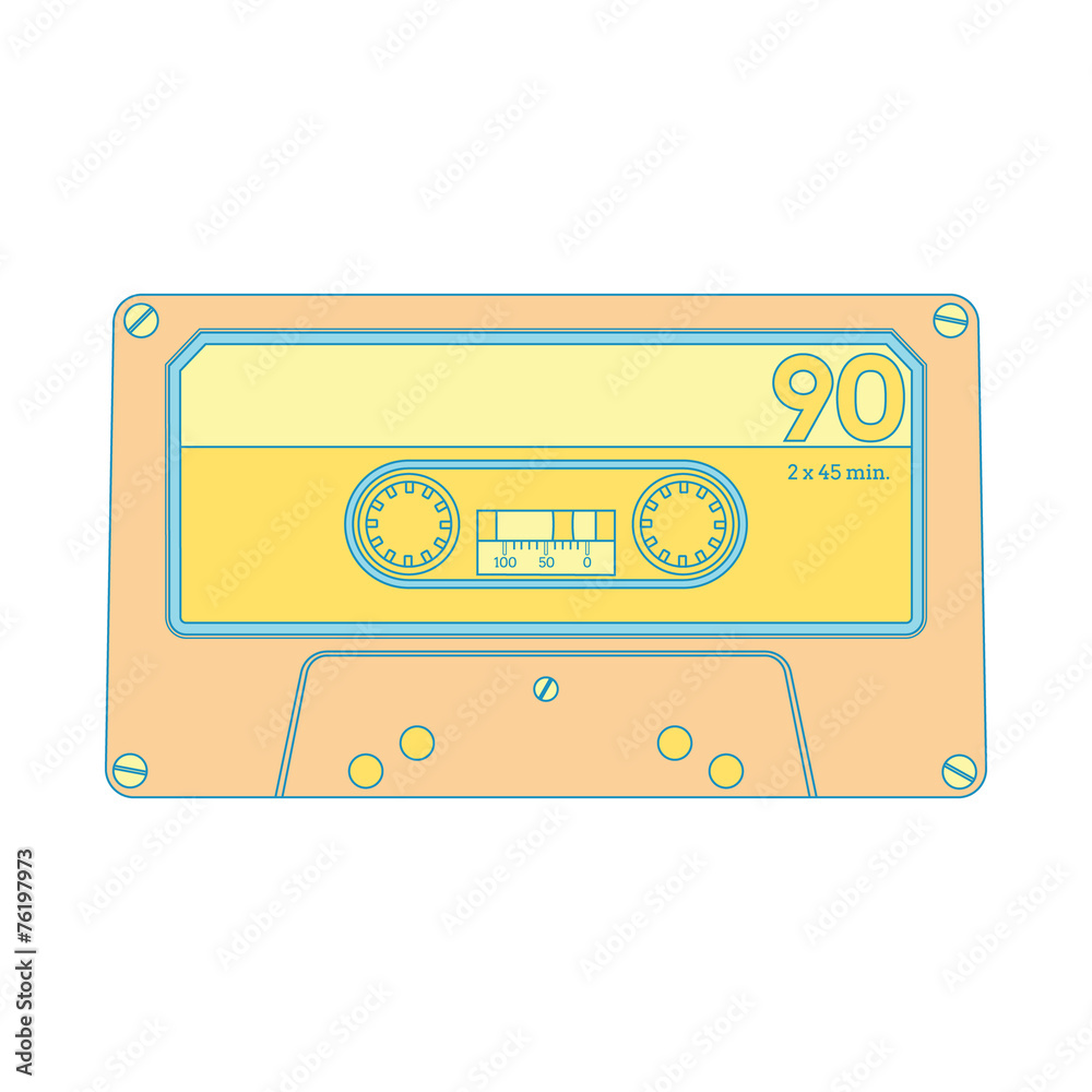Retro audio cassettes